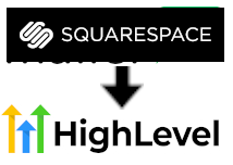 squarespace to highlevel