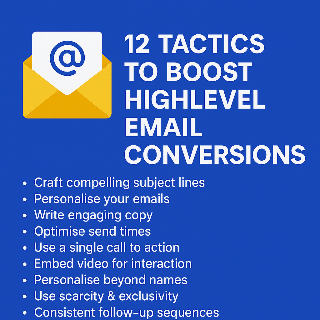 boost highlevel email conversion rate