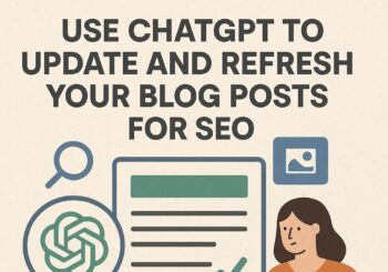 how to use chatgpt to update blog posts for SEO