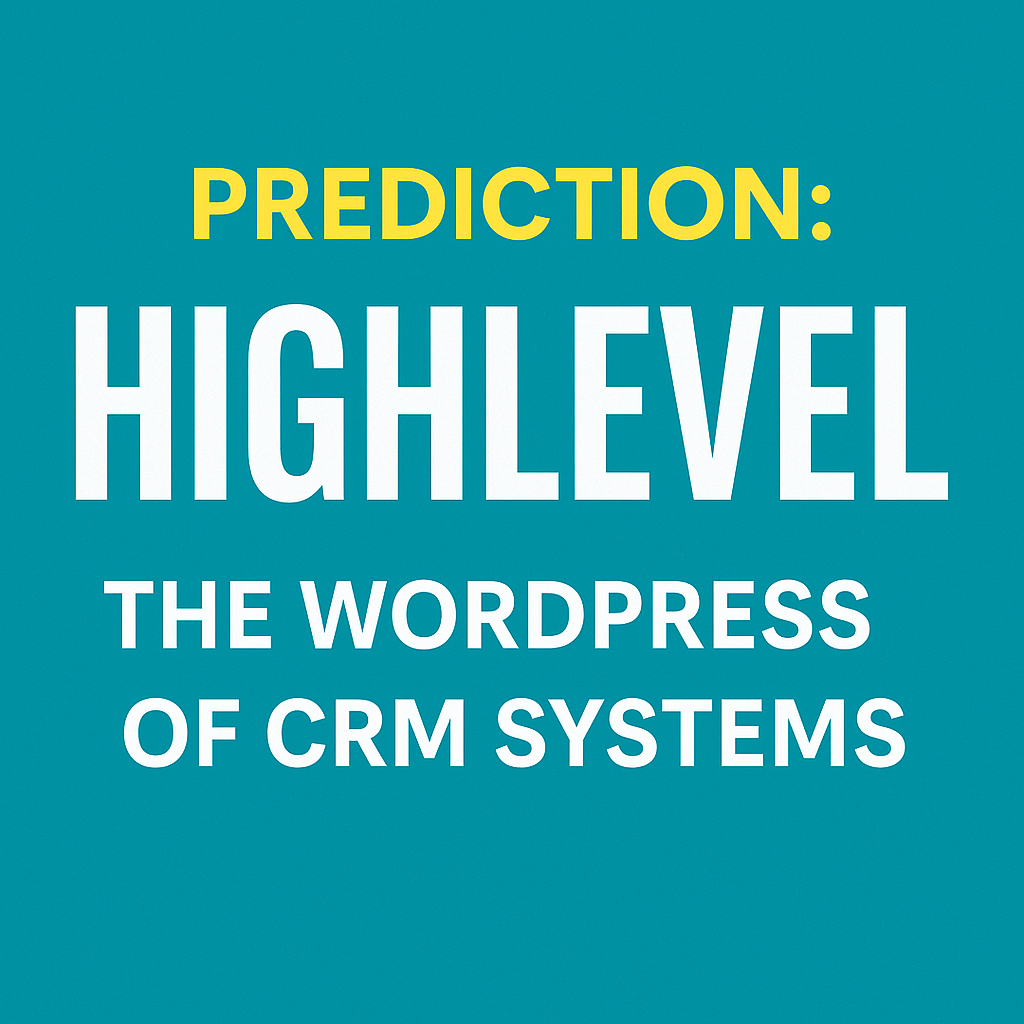 highlevel the wordpress of crm systems