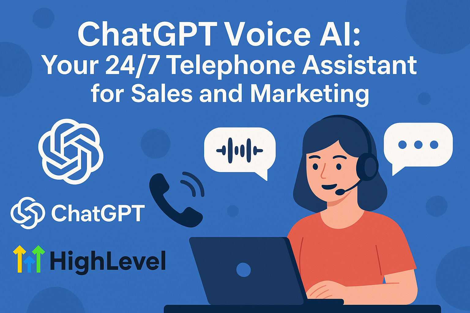 How to use ChatGPT and HighLevel for inbound and outbound telephone calls