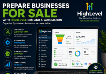 highlevel business sale exit crm marketing automation