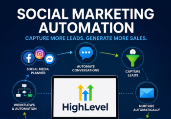social marketing automation with highlevel