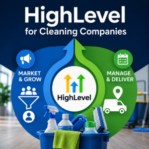 Discover how cleaning companies use HighLevel for CRM, marketing, automation, AI and sales, with FieldTask for managing jobs in the field